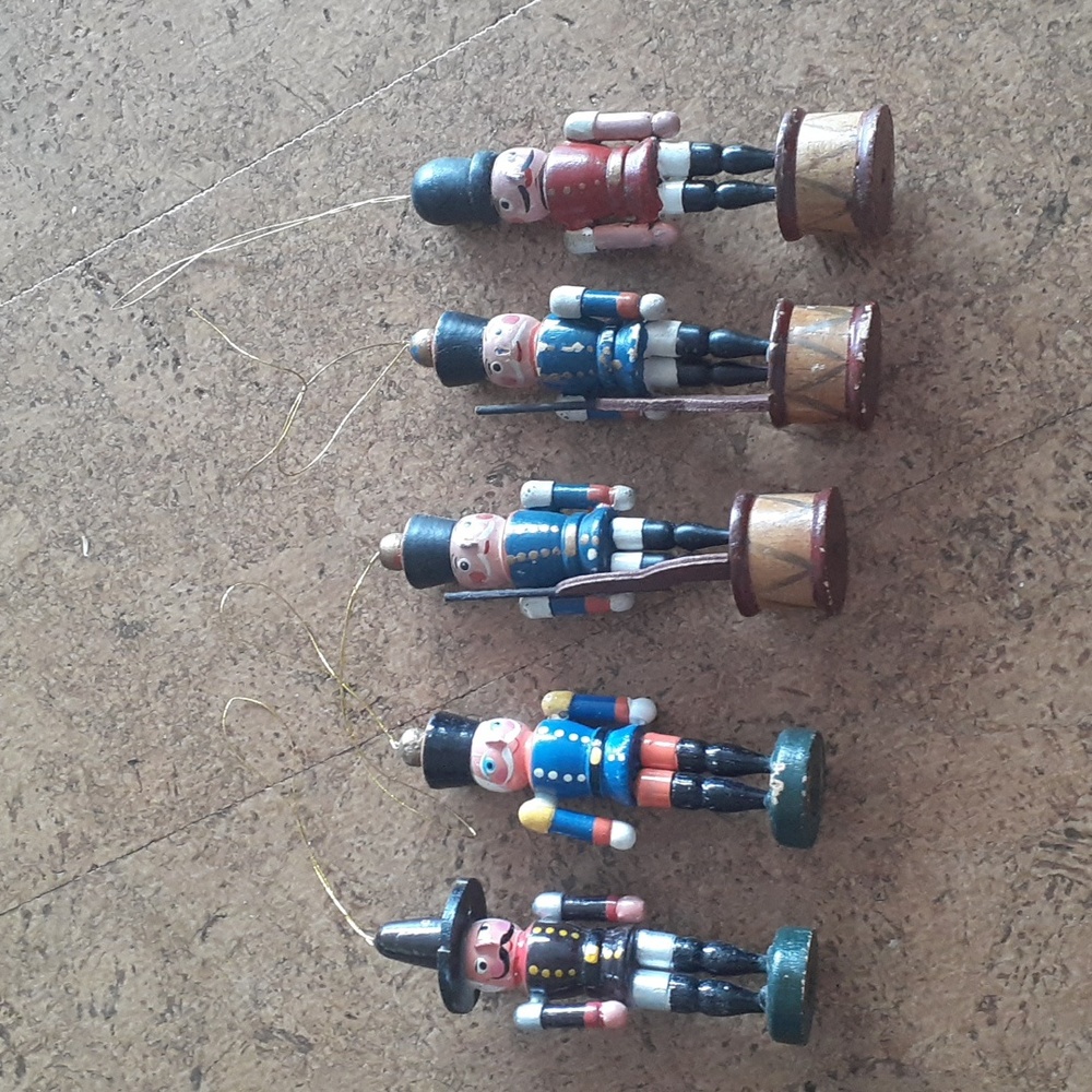 Vintage Nutcracker Ornaments.